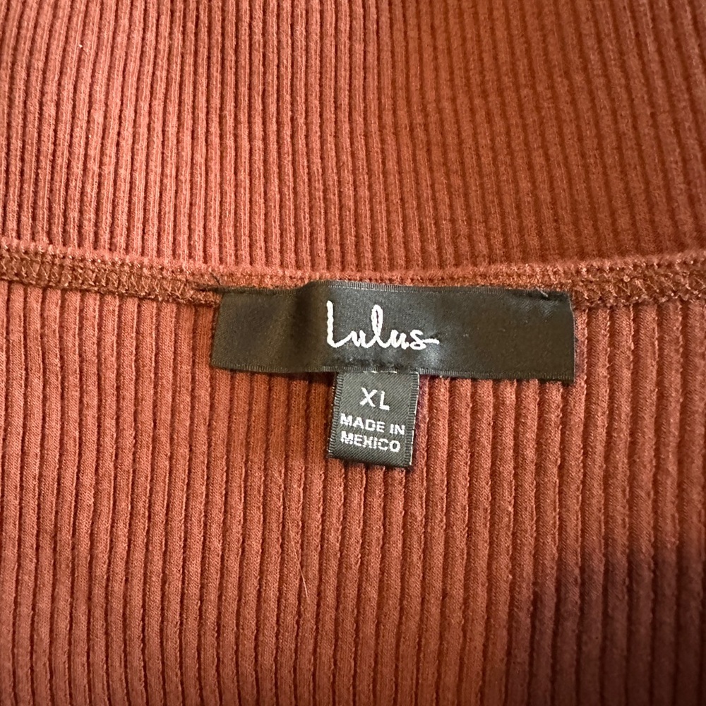 Lulus Ribbed Long Sleeve Bodysuit - Picture 6 of 6